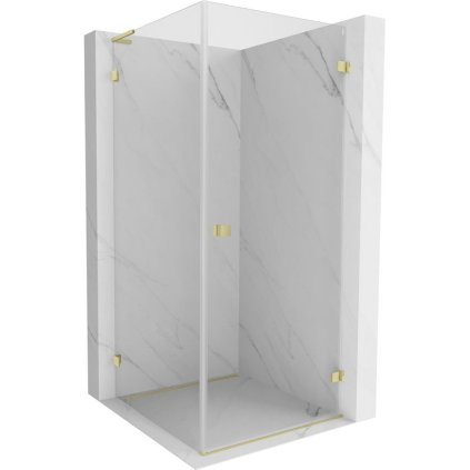 586681 mexen lunar b l vyklopny sprchovy kut pravy 70 x 70 cm cire sklo zlata matna 832l 070 070 55 00 p