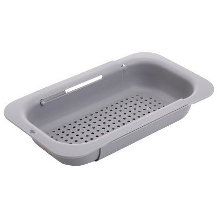 Kuchinox, scurgere pentru chiuvetă extensibilă 34,5-47,8 x 20 x 6,5 cm, gri, LAV-EKO_800A