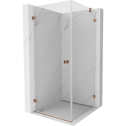 580879 mexen lunar b vyklopny sprchovy kut lavy 80 x 80 cm 8mm cire sklo profil ruzove zlato 832 080 080 60 00 l