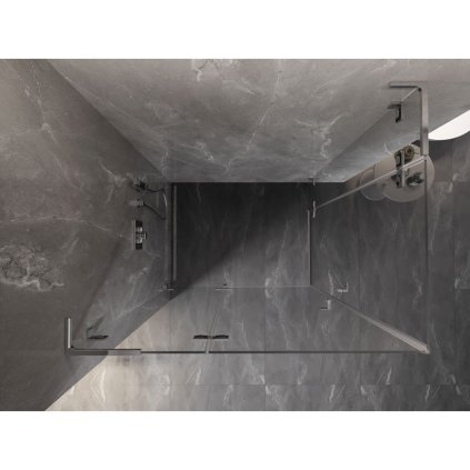 568285 17 mexen lunar l duo sklapaci sprchovy kut 110 x 75 cm 8mm cire sklo chromovy profil 834l 110l 075p 01 00