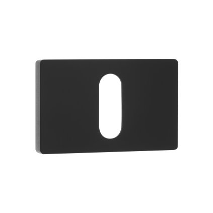 Kuchinox, rozetă mâner pentru cheie interioară, negru mat, LAV-LP1_901A