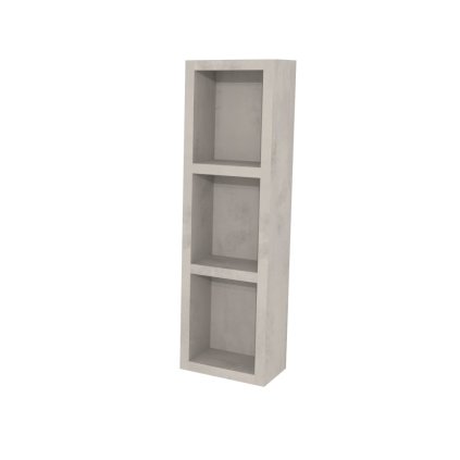 Mereo, Mereo Aira, mobilier baie 20 cm, superior, raft, Multidecor, argintiu Chromix, MER-CN796SACST