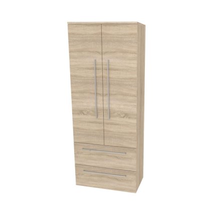 593893 mereo mereo bino kupelnova skrinka vysoka 163 cm dvojita multidecor dub bardolino mer cn699dbar