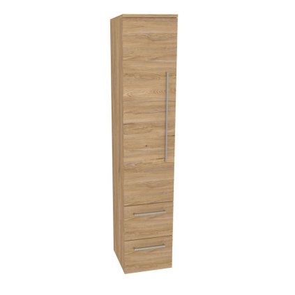 Mereo, Mereo Bino, mobilier baie 163 cm înălțime, stânga, Multidecor, frasin de munte, MER-CN697JASH