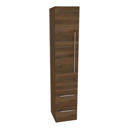 Mereo, Mereo Bino, mobilier baie 163 cm înălțime, stânga, Multidecor, Nuc Pacific Tobacco, MER-CN697OPT2