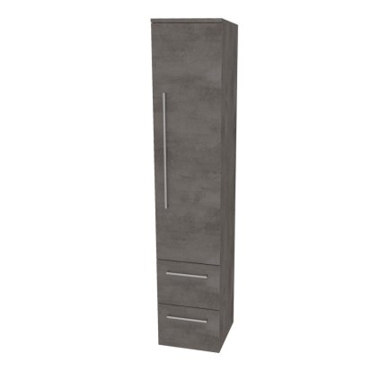 593755 mereo mereo bino kupelnova skrinka vysoka 163 cm prava multidecor beton tmavosivy mer cn698bet2