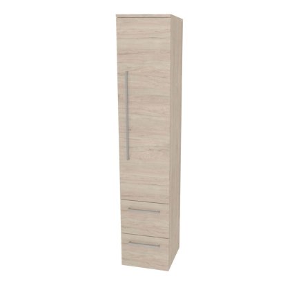 Mereo, Mereo Bino, mobilier baie 163 cm înălțime, dreapta, Multidecor, Light Rock Hickory, MER-CN698LRH1