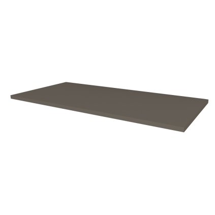 Mereo, Blat de baie Mereo pentru corp 122 cm, Multidecor, Gri lava, MER-CN799D122LAS1