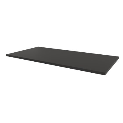 Mereo, Blat de baie Mereo pentru dulap 142 cm, Multidecor, Black Supermat, MER-CN799D142CIPM