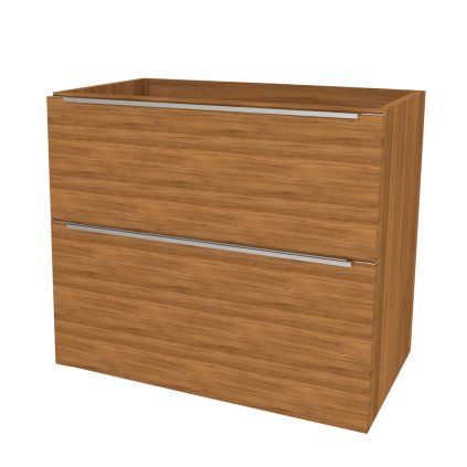 Mereo, Mereo Mailo, mobilier baie 81 cm, mâner cromat, Multidecor, Nuc Dijon natural, MER-CN591SODP1