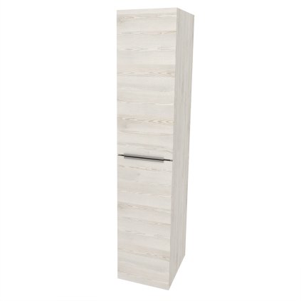 Mereo, Mereo Mailo, mobilier de baie 170 cm înălțime, mâner cromat, Multidecor, lemn de pin alb, MER-CN594LPWLP1