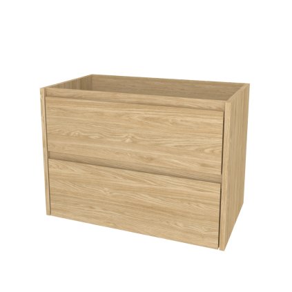 Mereo, Mereo Opto, mobilier baie 81 cm, Multidecor, Stejar uleiat, MER-CN991SDUO1