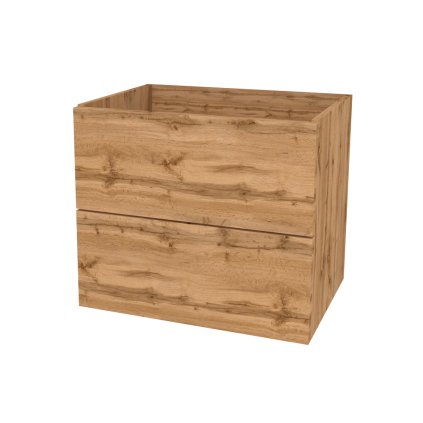 Mereo, Mereo Ponte, mobilier de baie 61 cm, Multidecor, Stejar Wotan, MER-CN290SDWOT
