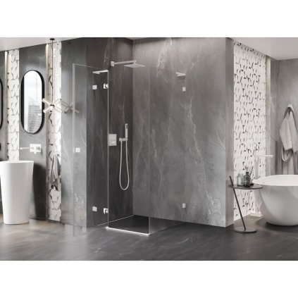 578263 17 mexen lunar l sklapaci sprchovy kut lavy 90 x 90 cm 8mm cire sklo biely profil 834l 090 090 20 00 l