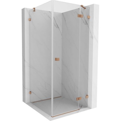579502 17 mexen lunar vyklopny sprchovy kut pravy 80 x 80 cm 8mm cire sklo profil medena matna 834 080 080 65 00 p