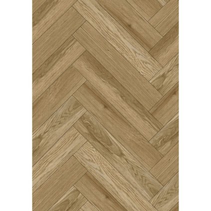 Pardoseală vinilică Mexen Manhattan Herringbone LVT 570 x 95 mm, suport uscat, PVC 2,5 mm, stejar cu canelură în V pe 4 fețe, F1473-0570-095-255-4V1-01