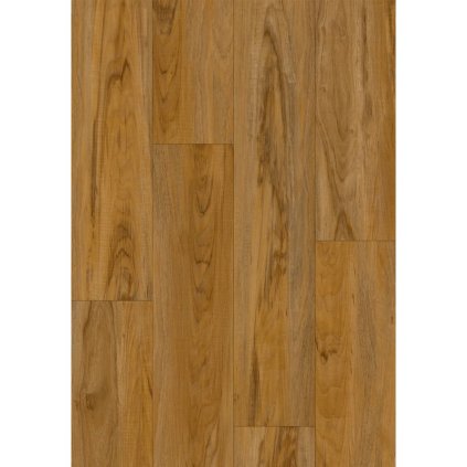 Pardoseală din vinil Mexen Norfolk 1227 x 187 mm LVT Dryback, suport PVC 2,5 mm, canelură în V pe 4 fețe, lemn de tec F1393-1227-187-255-4V1-01