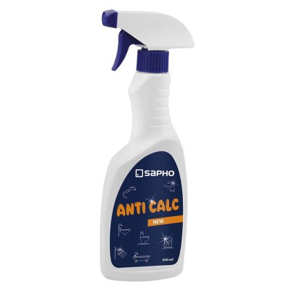 Sapho, ANTI CALC Agent de curățare și protecție pentru robinete și dușuri, 500 ml, CA-500