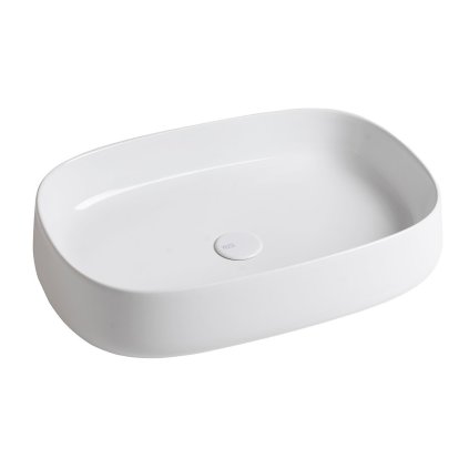 Sapho, lavoar ceramic JUMPER 60x40cm, alb, WH070