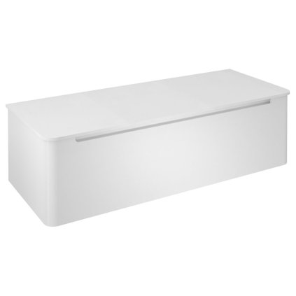 587920 sapho kerala umyvadlova skrinka 120x35x47 5cm 1x zasuvka biela lesk kr120 3030