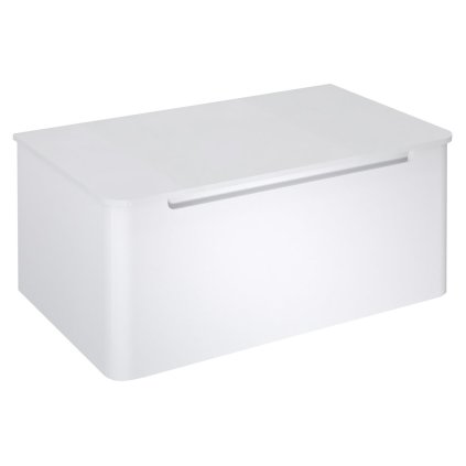 Sapho, dulap lavoar KERALA 80x35x47,5cm, 1x sertar, alb lucios, KR080-3030