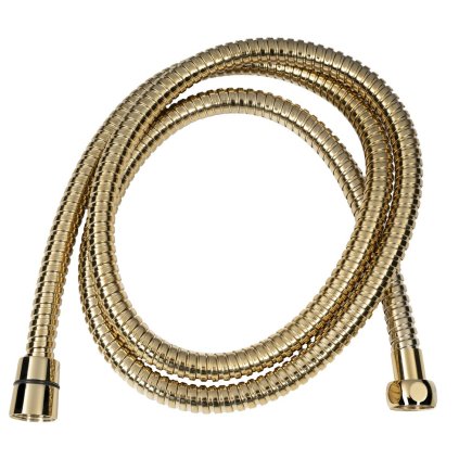 Furtun de duș metalic Sapho, POWERFLEX, 150 cm, auriu, FLEX150G