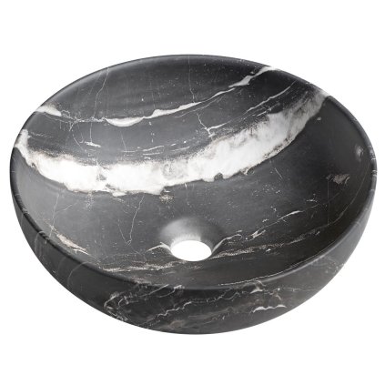 595978 sapho rondane keramicke umyvadlo na dosku priemer 41cm carnico marmor ar435cm