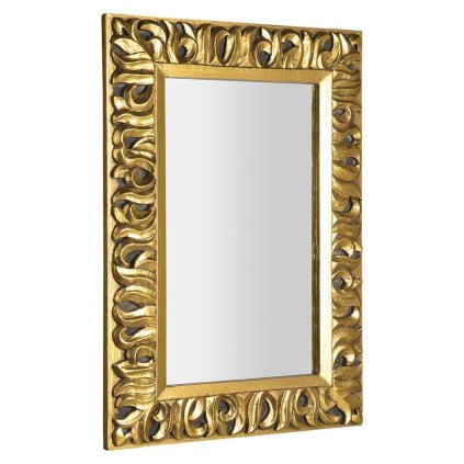 595891 sapho zeegras zrkadlo v rame 70x100cm zlata in448