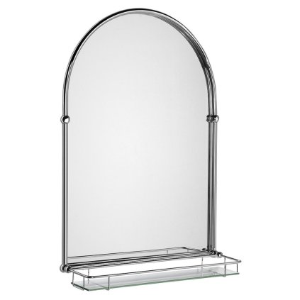 Sapho, oglindă TIGA cu raft 48x67cm, crom, HZ202