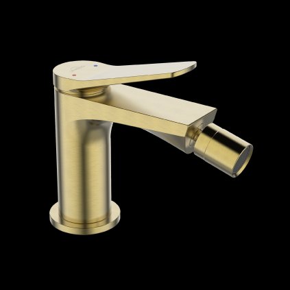 Invena Alonia, baterie bideu h-128, auriu mat, INV-BB-70-009-V