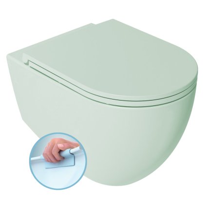 607963 isvea infinity zavesna wc misa rimless 36 5x53cm zelena mint 10nf02004 2t