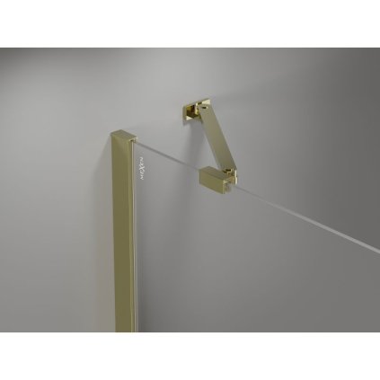 606379 mexen otvaracie sprchove dvere mist 1d 1s 105x200 cm 6mm zlate priehladne 8a4 105 000 50 00