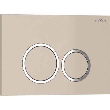 Mexen Tex 01, buton încastrat, bej, 6101-07