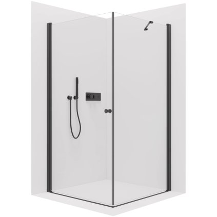 614230 cerano sprchovaci kut antelo l p 6 mm cierna matna transparentne sklo 75x70 cm kridlovy cer cer 8050bd7500