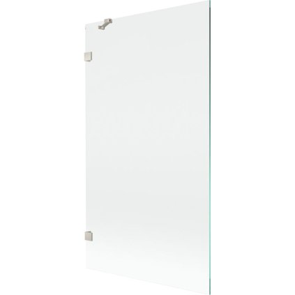 Mexen, Paravan de baie Mexen Lunar cu 1 aripă 100 x 150 cm, transparent, nichel periat - 897-100-000-97-00