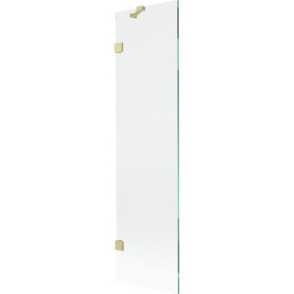 Mexen, Paravan de baie Mexen Lunar cu 1 aripă 50 x 150 cm, transparent, auriu periat - 897-050-000-55-00