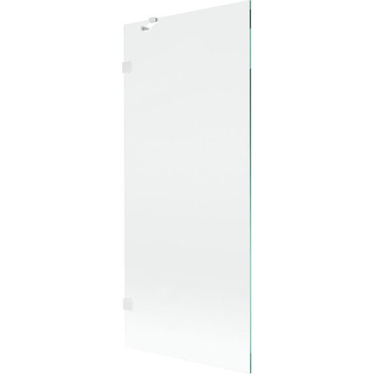 Mexen, Paravan de baie Mexen Lunar cu 1 aripă 80 x 150 cm, transparent, alb - 897-080-000-20-00