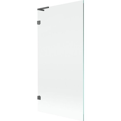 Mexen, Paravan de baie Mexen Lunar L cu 1 aripă 90 x 150 cm, transparent, gri bronz periat - 897L-090-000-66-00