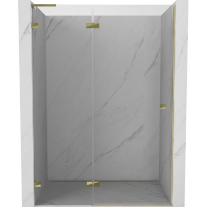 599935 mexen mexen lunar l otocne lave sprchove dvere 135 cm transparentne zlate 834l 135 000 50 00 l