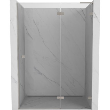 601372 mexen mexen lunar l otocne prave sprchove dvere 130 cm transparentne bruseny nikel 834l 130 000 97 00 p