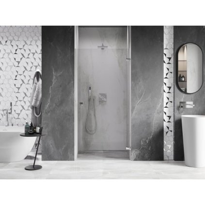 600568 mexen mexen lunar b vyklopne prave sprchove dvere 65 cm transparentne chrom 832 065 000 01 00 p