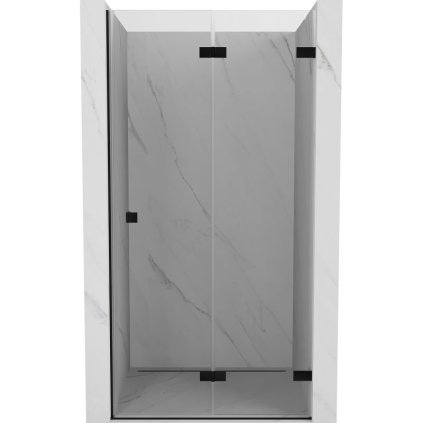 601417 mexen mexen lunar f prave skladacie sprchove dvere 75 cm priehladne cierne 836 075 000 70 00 p