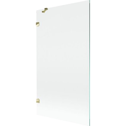 Mexen, Paravan de baie Mexen Monthly cu 1 aripă 100 x 150 cm, transparent, auriu - 897-100-000-50-00
