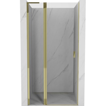 606724 mexen mexen mist l otocne sprchove dvere 95 cm transparentne zlate 8a4l 095 000 50 00