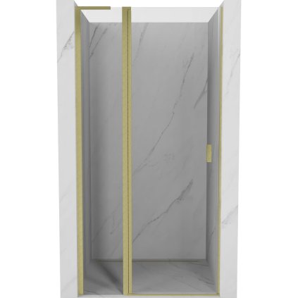 607822 mexen mexen mist l vyklopne sprchove dvere 115 cm transparentne brusene zlate 8a4l 115 000 55 00