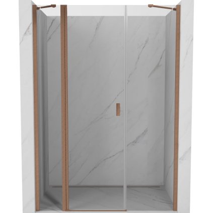 606595 mexen mexen mist vyklopne sprchove dvere 135 cm transparentne brusena med 8a4 135 001 65 00