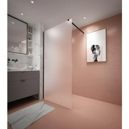 ErgaParisFrostedGlassBlackMattProfile 1