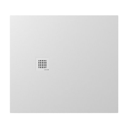 Polysan, cadita de dus TRENECA din marmura turnata cu posibilitate de reglare a dimensiunii 100x90cm, alb mat, 84306.11
