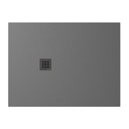 633646 polysan treneca sprchova vanicka z liateho mramoru s moznostou upravy rozmeru 120x90cm siva matna 84307 31