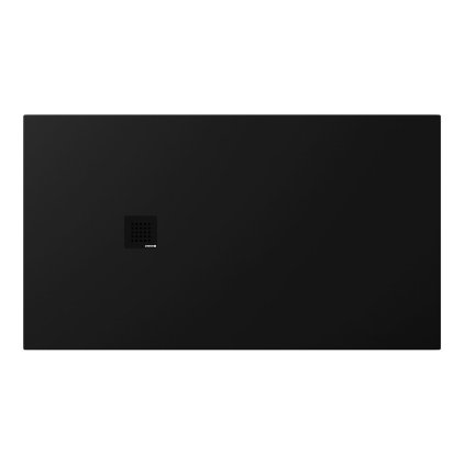 Polysan, cadita de dus TRENECA din marmura turnata cu posibilitate de reglare a dimensiunii 160x90cm, negru mat, 84311.21